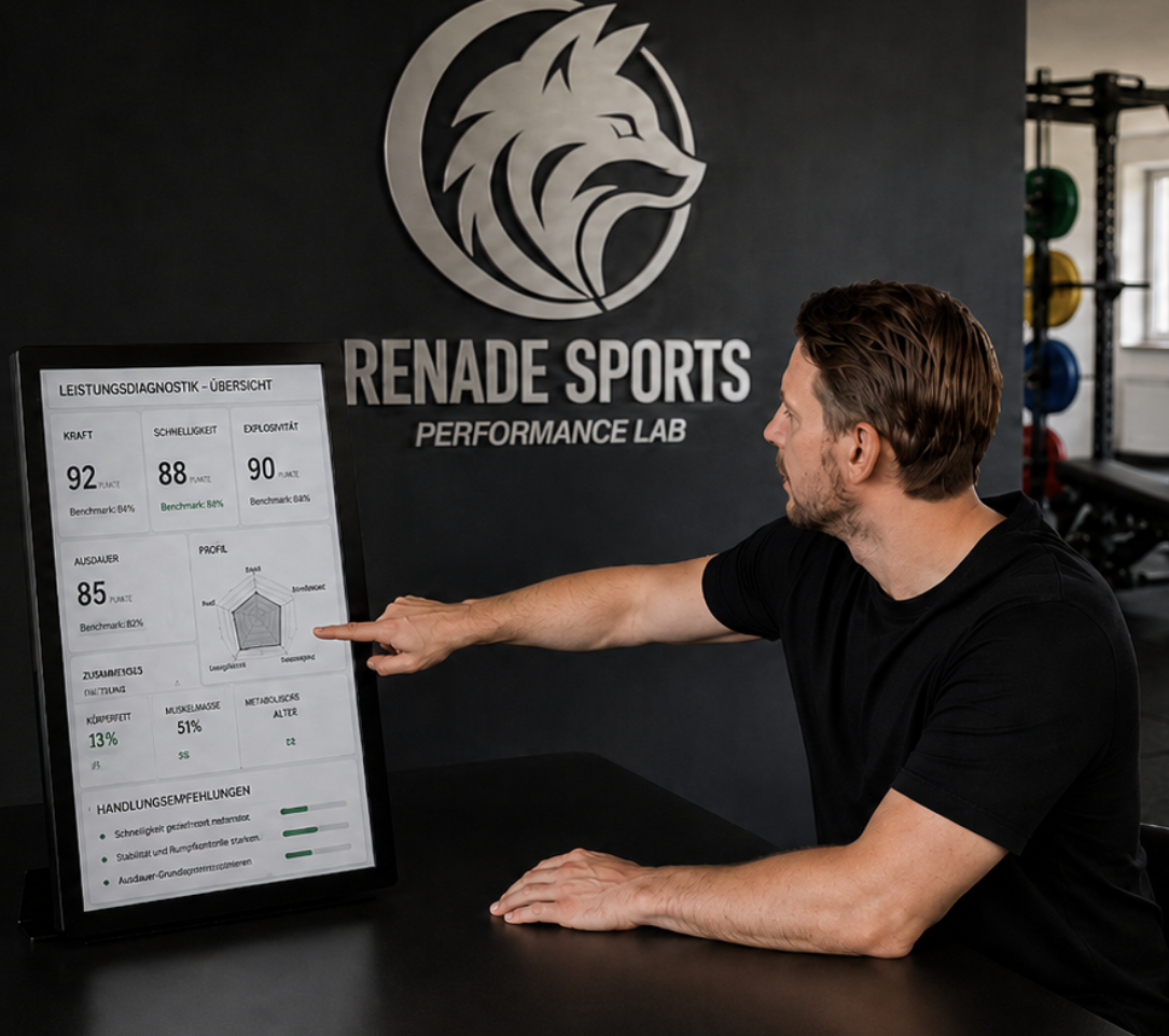 Persönliche Auswertung einer Leistungsdiagnostik bei Renade Sports